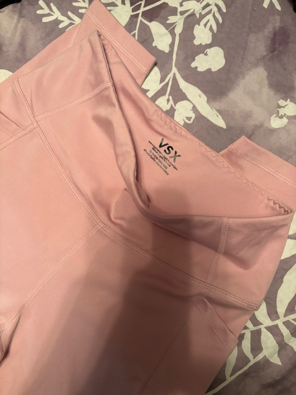 VSX Blush Pink High-Rise Workout Leggings